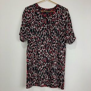McQ by Alexander McQueen Leopard Jersey Dress
